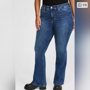 Torrid Dark Blue Flare Jeans